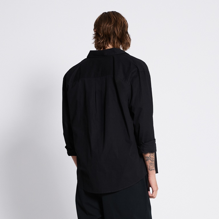 Boxy shirt "Richard" Black